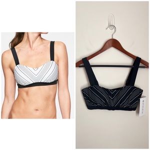 Athleta Chevron Bikini Top (32D/DD)